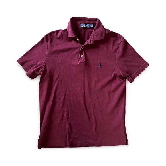 Ralph Lauren Other - Polo Ralph Lauren Performance Polo Shirt Men's Medium Maroon Red Stretch